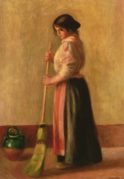 The Sweeper, 1889 by Pierre Auguste Renoir
